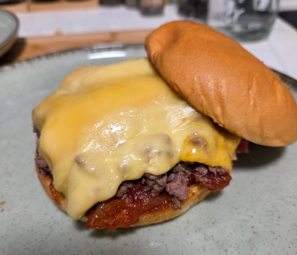 Hamburguesa de Ternera con Bacon y Queso